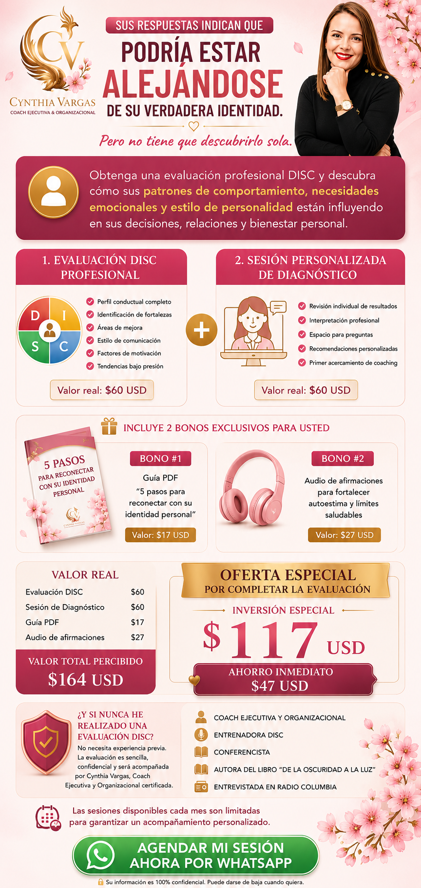 Oferta especial Evaluación DISC Profesional y Sesión Personalizada de Diagnóstico